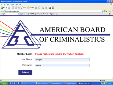 American Board of Criminalistics