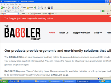 The Baggler Company Website