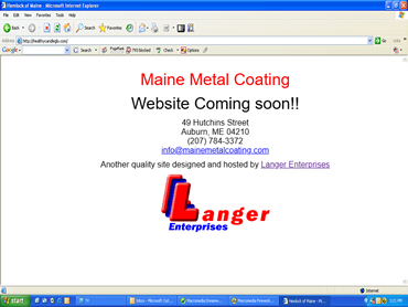 Maine Metal Coating