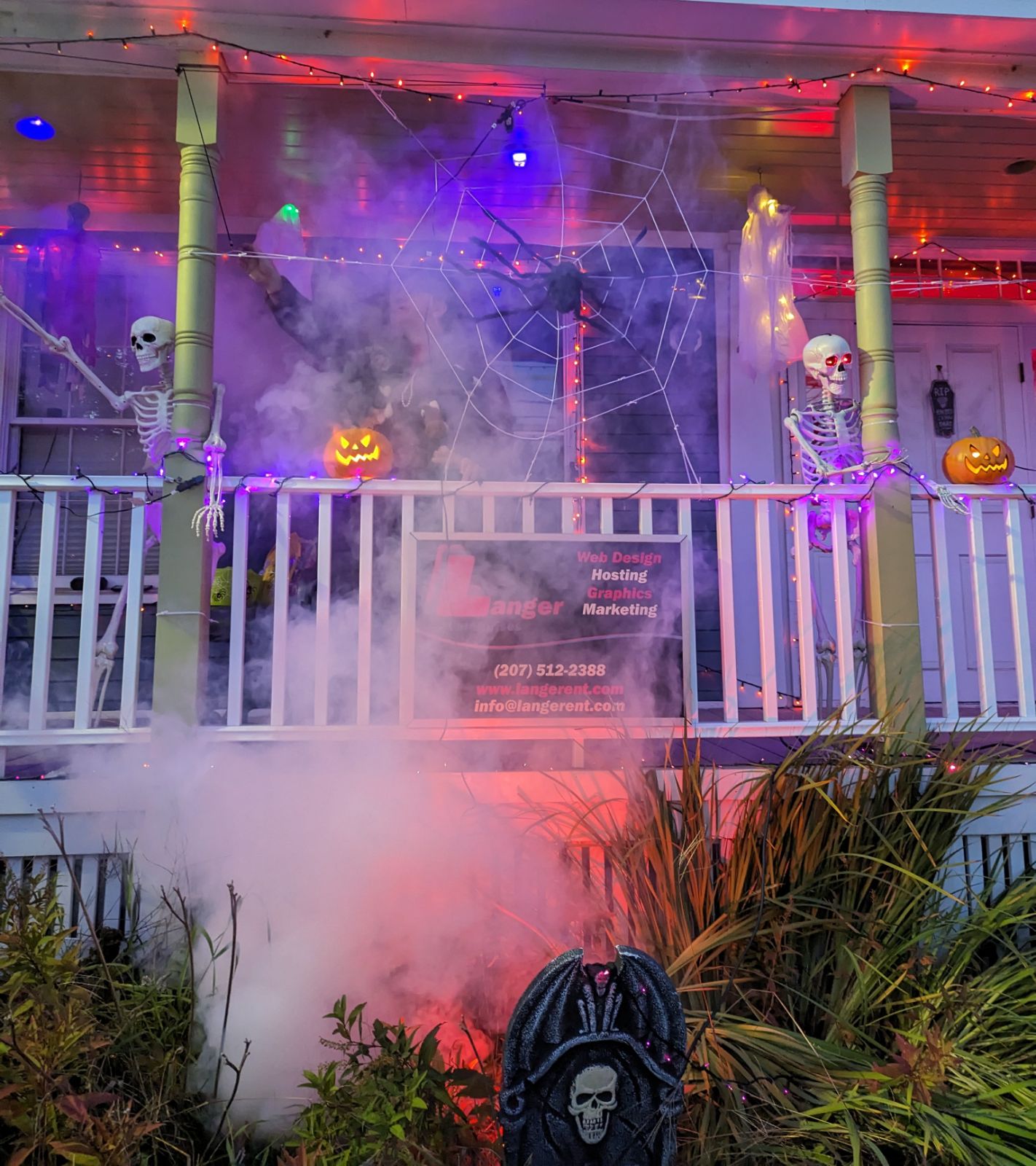 Langer Enterprises LLC, Richmond Maine, Halloween 2023