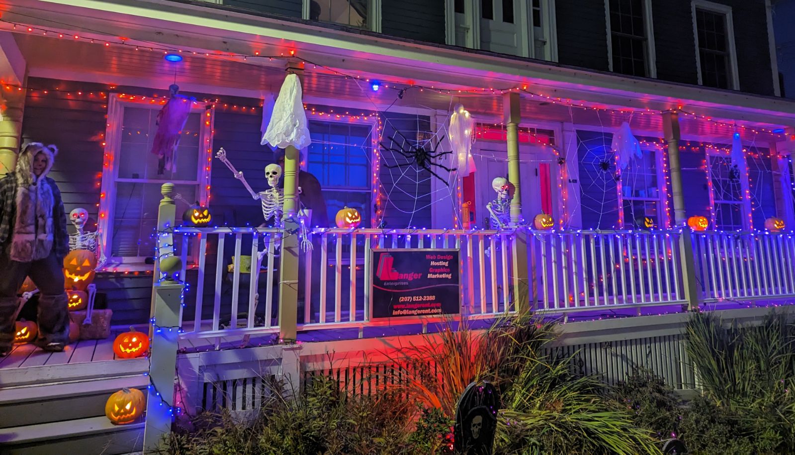 Langer Enterprises LLC, Richmond Maine, Halloween 2023