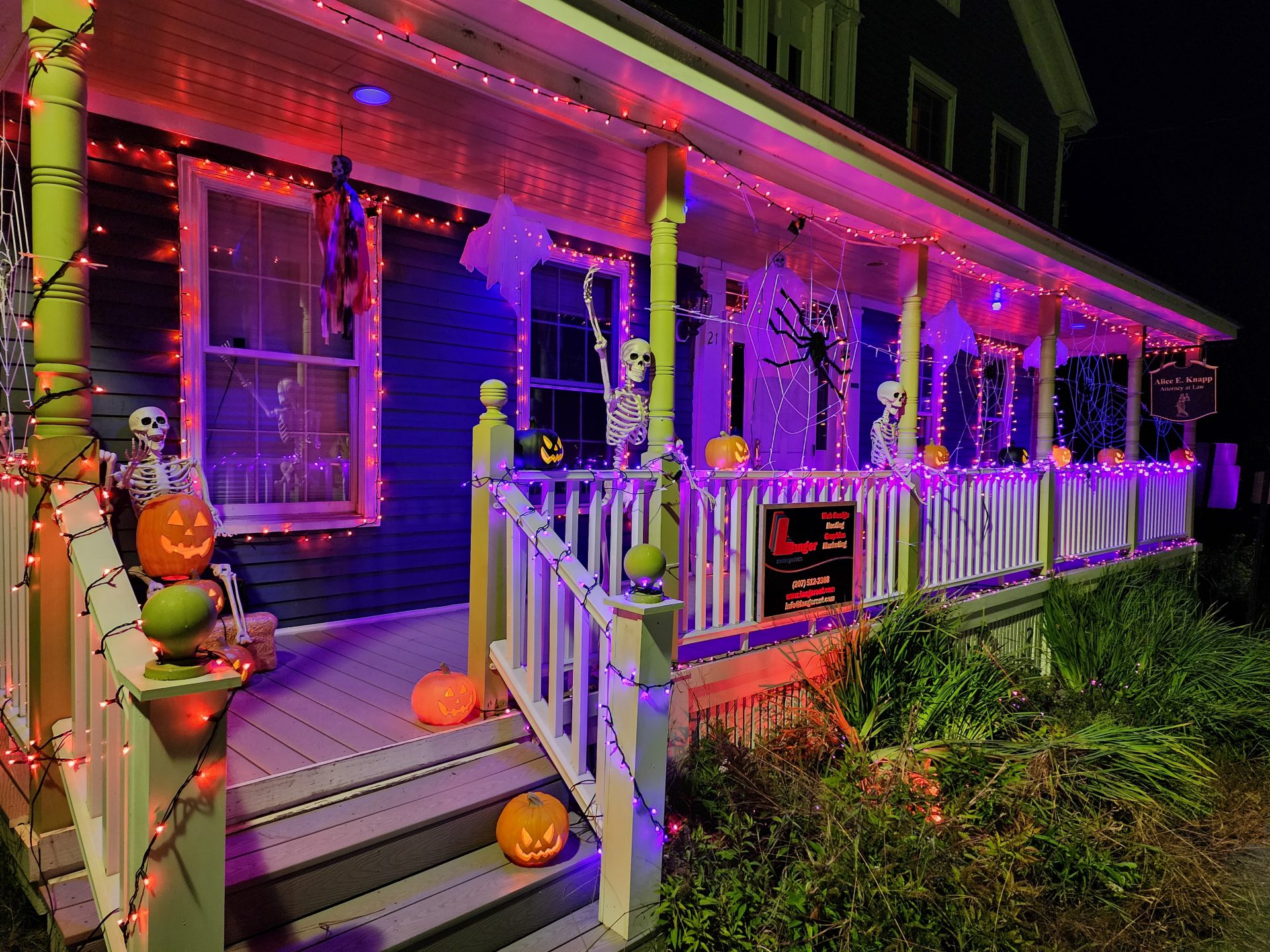 Langer Enterprises LLC, Richmond Maine, Halloween 2023