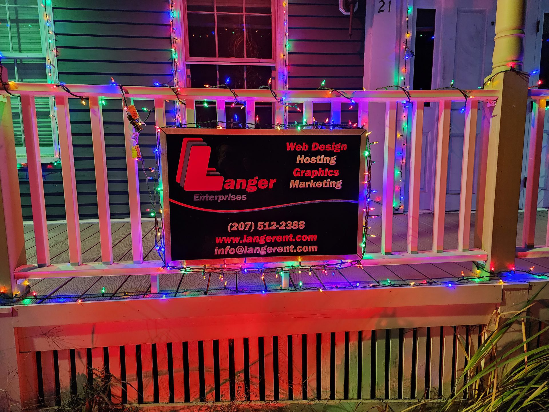 Langer Enterprises LLC, Richmond Maine, Christmas 2023