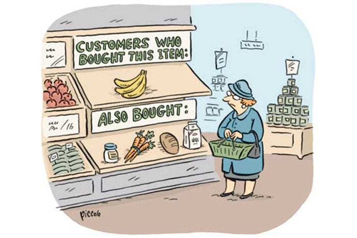Supermarket Marketing Cartoon