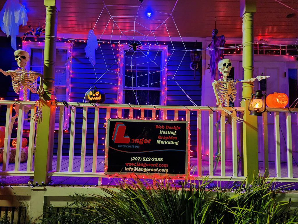 Website Design by Langer Enterprises LLC Halloween 2024